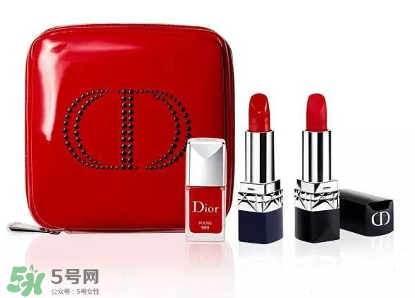 迪奧999摯愛紅唇套裝多少錢？迪奧999紅唇套裝試色