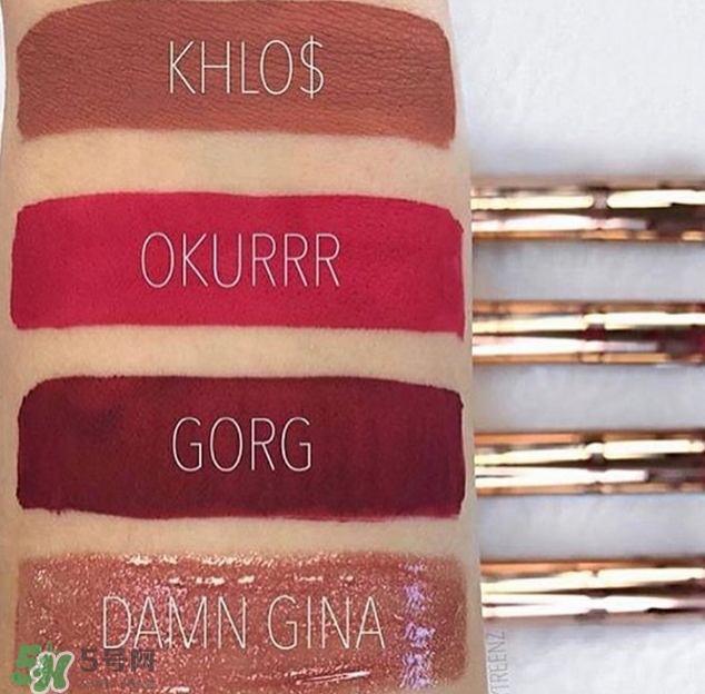 kylie cosmetics唇釉色號_kylie cosmetics唇釉試色圖 kylie cosmetics唇釉色號_kylie cosmetics唇釉試色圖