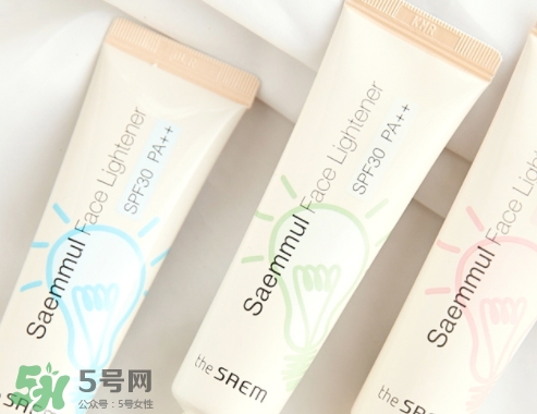 the saem得鮮燈泡隔離霜怎么樣？三種顏色適合不同膚色