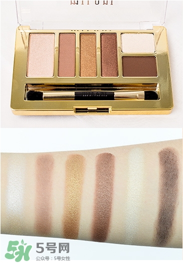 milani六色眼影盤(pán)色號(hào)試色