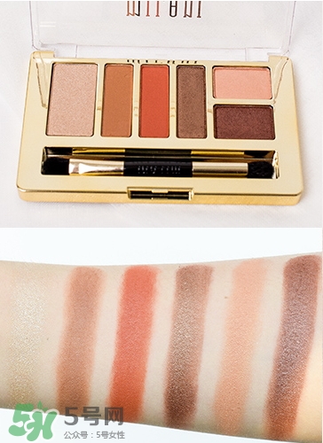 milani六色眼影盤(pán)色號(hào)試色