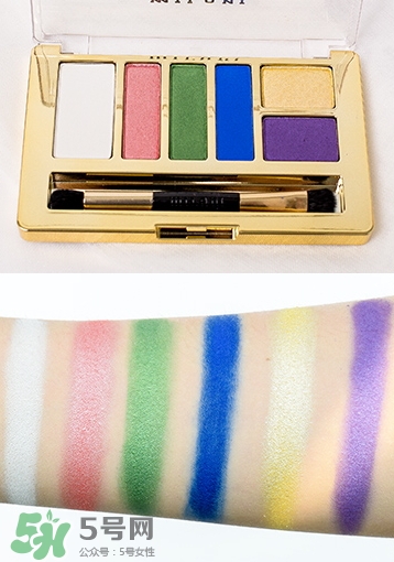 milani六色眼影盤(pán)色號(hào)試色