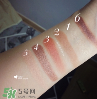 milani六色眼影盤(pán)色號(hào)試色