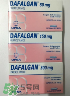 dafalgan退燒栓怎么用？dafalgan退燒栓使用說明
