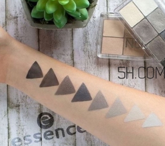 essence眼影盤哪款好看？essence八色眼影盤試色