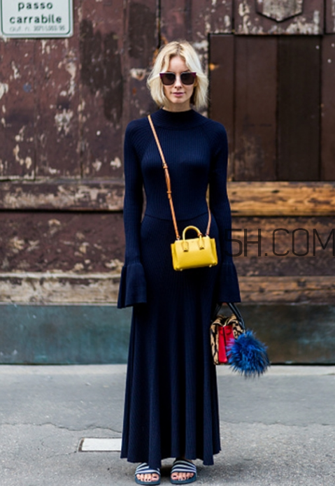 針織衫配闊腿褲好看嗎？針織衫和闊腿褲怎么搭配？