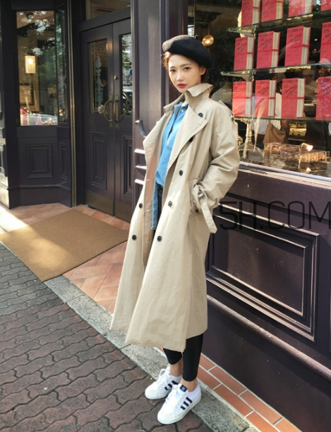 卡其色風(fēng)衣配什么鞋子？卡其色風(fēng)衣搭配鞋子圖片