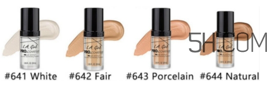 la girl洛杉磯女孩粉底液怎么樣？la girl粉底液色號試色