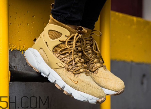 nike air footscape mid小麥配色上腳效果怎么樣？