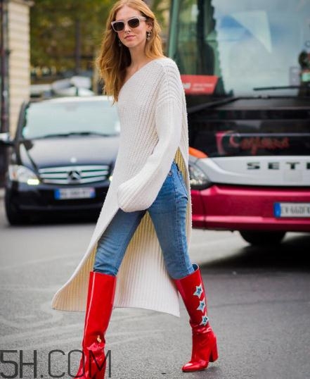 白色毛衣配什么鞋子？白色毛衣搭配鞋子圖片