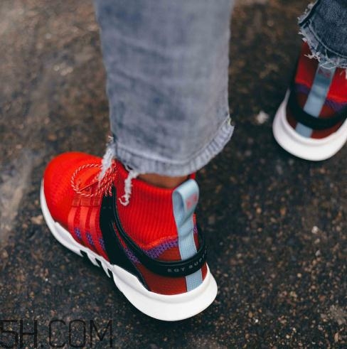 adidas eqt support adv中筒襪套款上腳效果怎么樣？