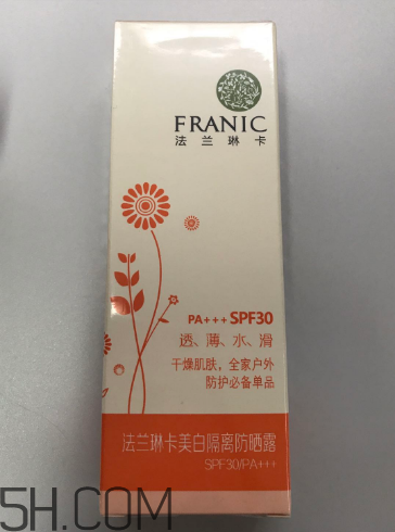 法蘭琳卡防曬霜好用嗎？法蘭琳卡防曬霜用法