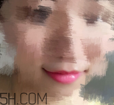 歐珀萊雙色唇棒色號_桃橘色試色 歐珀萊雙色唇棒色號_桃橘色試色