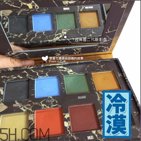 lime crime獨(dú)角獸二代眼影盤色號(hào)_試色圖