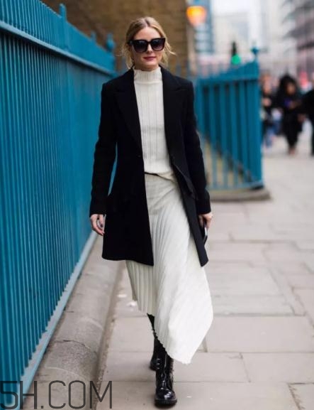 毛呢大衣搭配什么鞋子？毛呢大衣搭配鞋子圖片