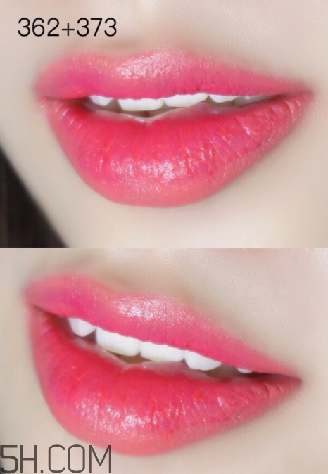 蘭蔻菁純絲絨唇釉362 373色號(hào)_試色圖 蘭蔻菁純絲絨唇釉362 373色號(hào)_試色圖