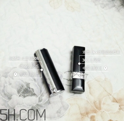 紀(jì)梵希306和迪奧999哪個好看？紀(jì)梵希306迪奧999試色對比