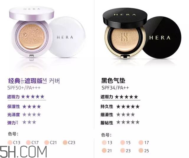 hera氣墊各個(gè)版本的區(qū)別_赫妍氣墊bb霜版本怎么選 hera氣墊各個(gè)版本的區(qū)別_赫妍氣墊bb霜版本怎么選