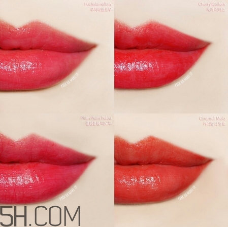 妙巴黎舒芙蕾唇釉色號(hào)_妙巴黎舒芙蕾唇釉試色圖