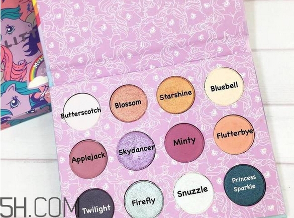 colourpop小馬寶莉眼影盤色號_試色圖 colourpop小馬寶莉眼影盤色號_試色圖