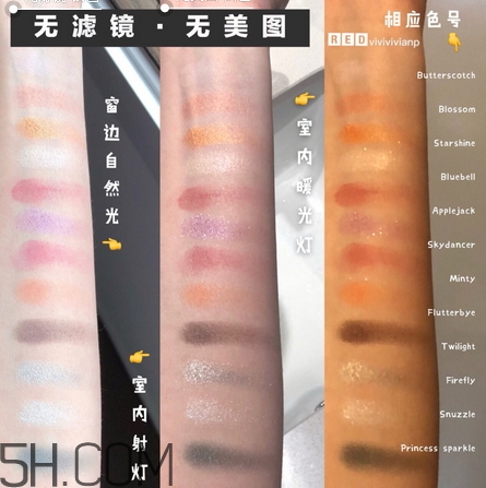 colourpop小馬寶莉眼影盤色號_試色圖 colourpop小馬寶莉眼影盤色號_試色圖