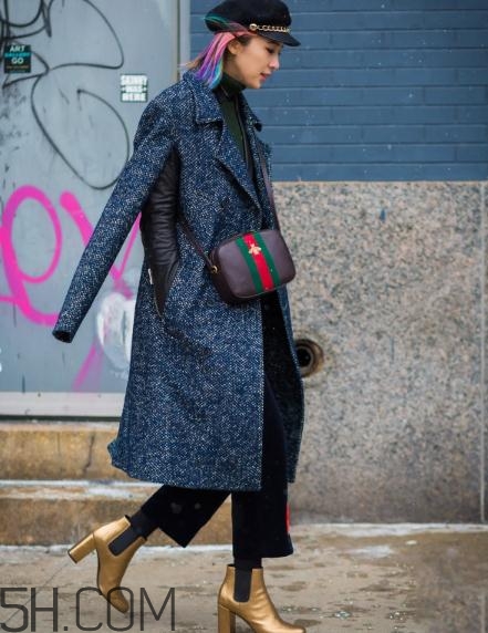 毛呢大衣配闊腿褲好看嗎？毛呢大衣搭配闊腿褲圖片