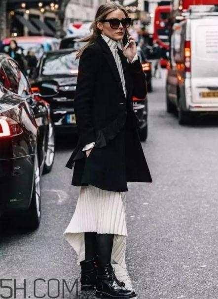 大衣配什么裙子好看？大衣搭配裙子圖片