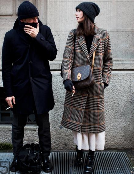 格子大衣搭配什么鞋子？格子大衣搭配鞋子圖片