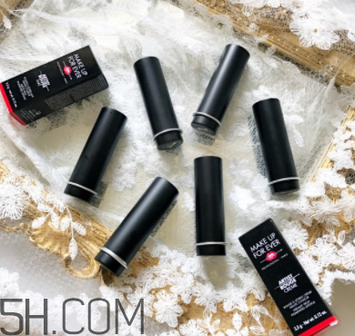 make up for ever玫珂菲明星摯愛(ài)唇膏6色試色