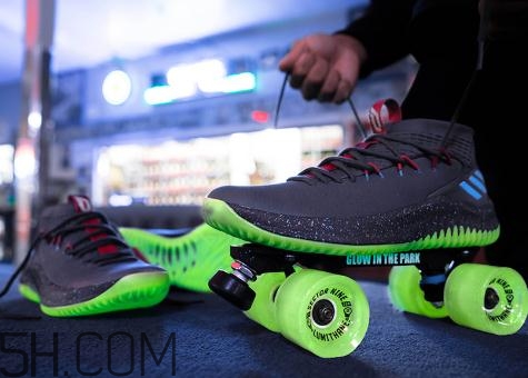 adidas dame 4 glow in the dark多少錢_實物上腳效果 adidas dame 4 glow in the dark多少錢_實物上腳效果