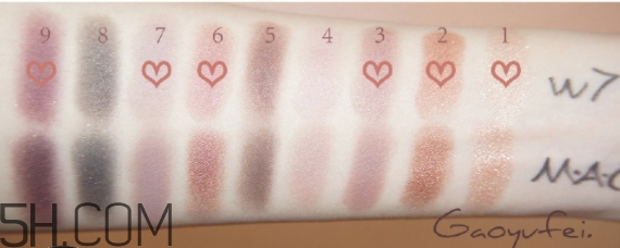 w7眼影盤怎么使用？英國w7九色眼影盤畫法步驟