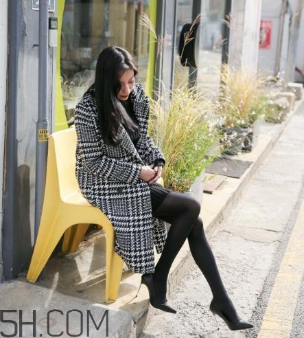 韓版格子大衣怎么搭配？韓版格子大衣搭配圖片