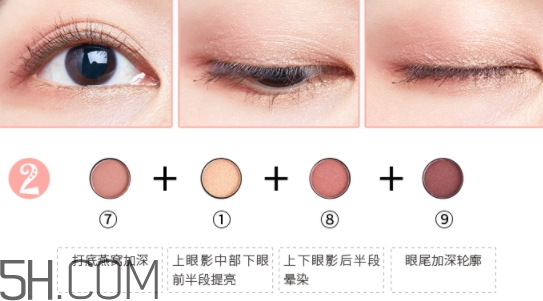 w7眼影盤怎么使用？英國w7九色眼影盤畫法步驟
