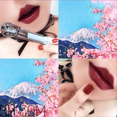 人魚之水鉆石口紅色號(hào)_人魚之水鉆石口紅試色圖