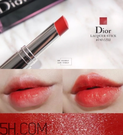 迪奧740和tf16像嗎？dior漆光唇釉740和tf16試色對比