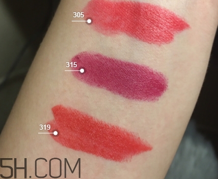 紀(jì)梵希305和315哪個好看？紀(jì)梵希305和315試色對比