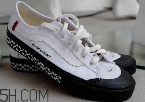 off white與vans聯(lián)名鞋款實物什么樣？