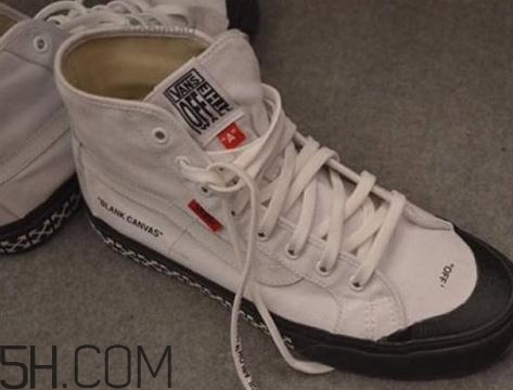 off white與vans聯(lián)名鞋款實物什么樣？