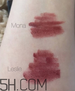 nars mona和leslie一樣嗎？nars mona和leslie試色對比