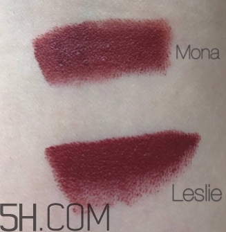nars mona和leslie一樣嗎？nars mona和leslie試色對比