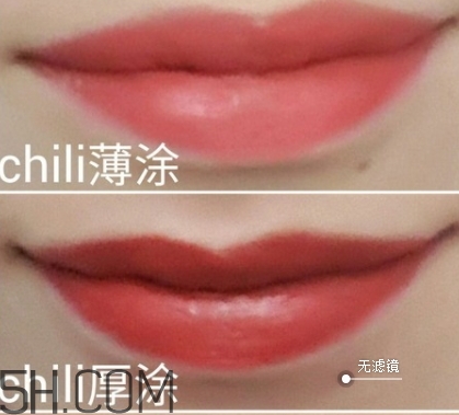 nars mona和mac chili顏色一樣嗎？nars mona和chili試色對比