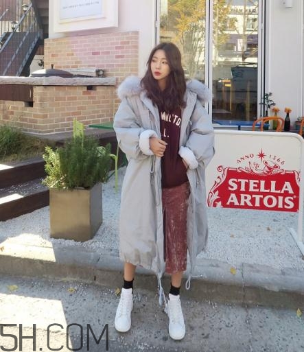 灰色棉服怎么搭配？灰色棉襖搭配圖片