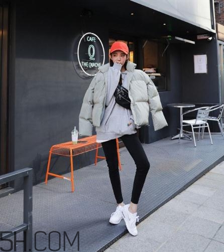 灰色棉服怎么搭配？灰色棉襖搭配圖片