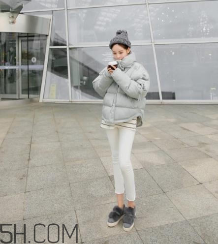 灰色棉服怎么搭配？灰色棉襖搭配圖片