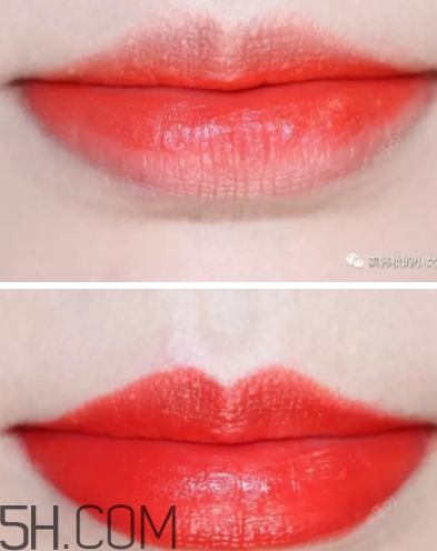橘紅色口紅是什么顏色？橘紅色口紅試色效果圖