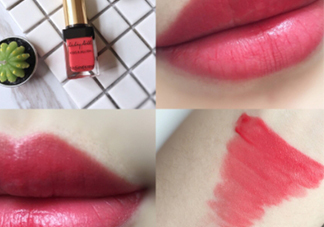 西瓜紅口紅是什么顏色？西瓜紅口紅試色