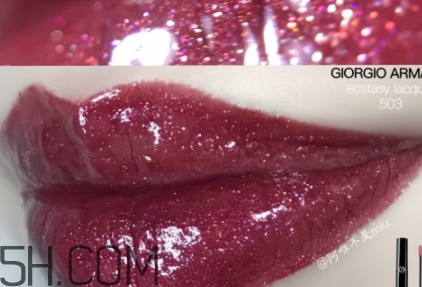 阿瑪尼黑管503是什么顏色？阿瑪尼黑管503試色