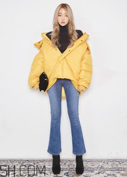 黃色棉服怎么搭配？黃色棉襖搭配圖片