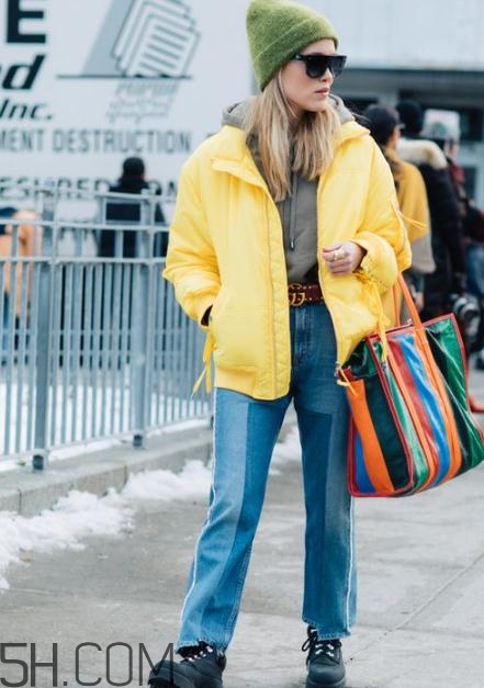 黃色棉服怎么搭配？黃色棉襖搭配圖片