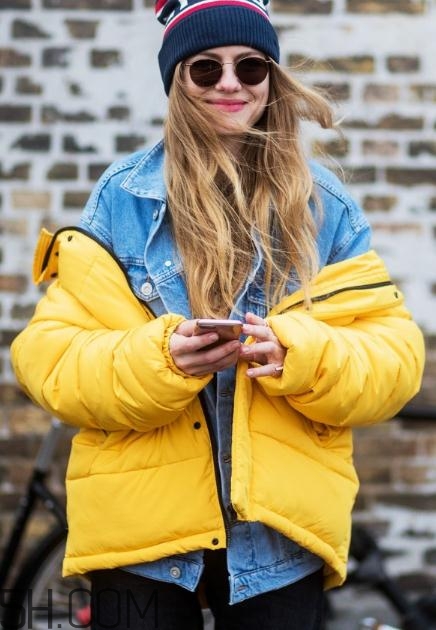 黃色棉服怎么搭配？黃色棉襖搭配圖片